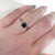 Nick Engel Ring Current Ring Size 6 Concord Princess Cut Black Diamond Ring