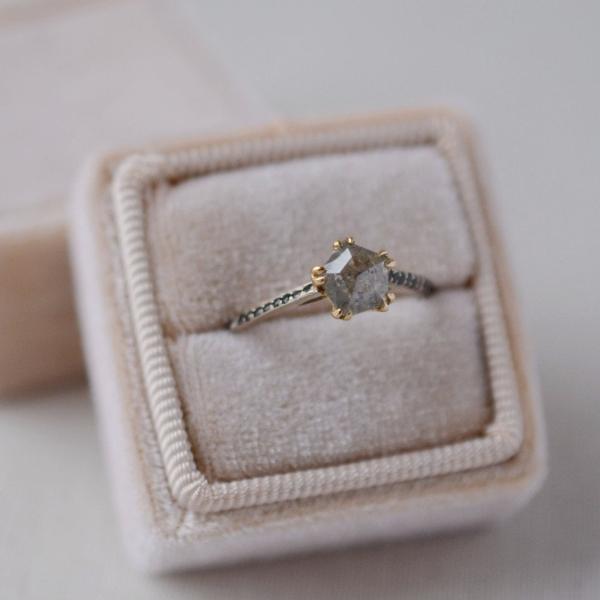 Nick Engel Ring Nick Engel Smoke Grey Diamond Ring