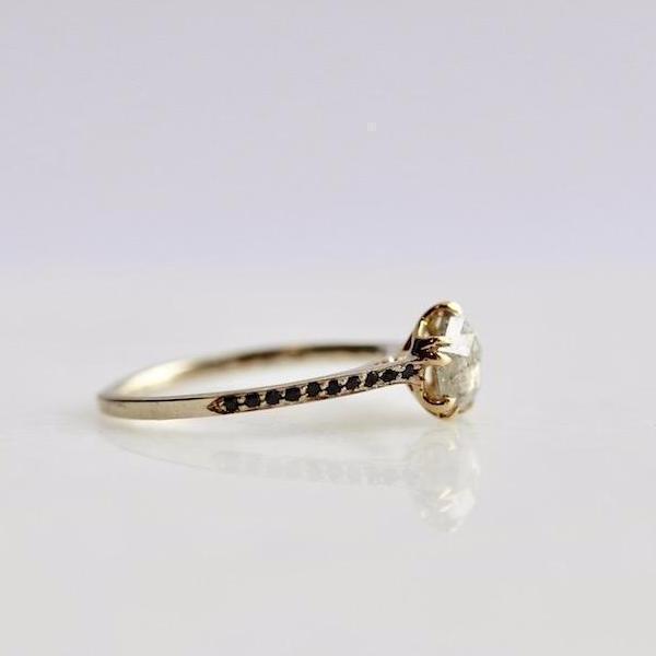 Nick Engel Ring Nick Engel Smoke Grey Diamond Ring