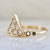 Nick Engel Ring On My Side Champagne Diamond Pyramid Ring