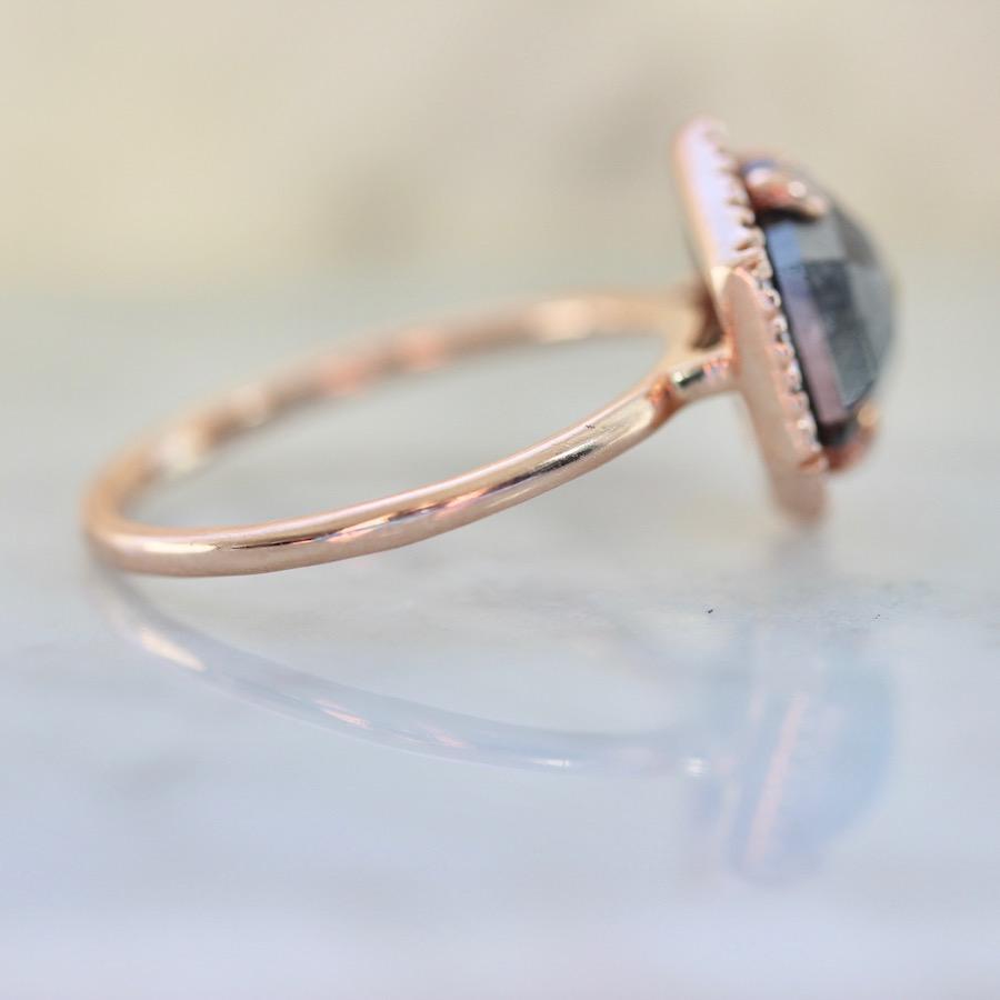 Point No Point Ring Current Ring Size 7.25 Miri Hexagon Rose Cut Diamond Ring