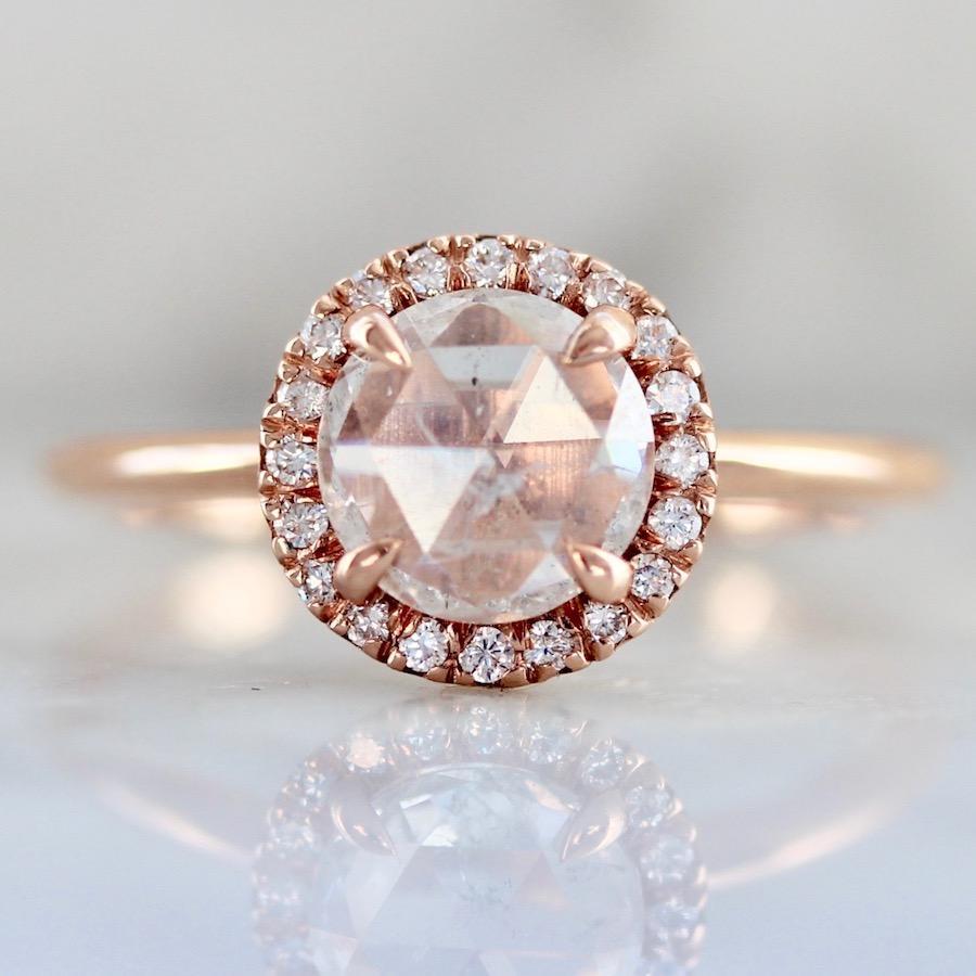 Point No Point Ring Lindy Rose Cut Diamond Ring