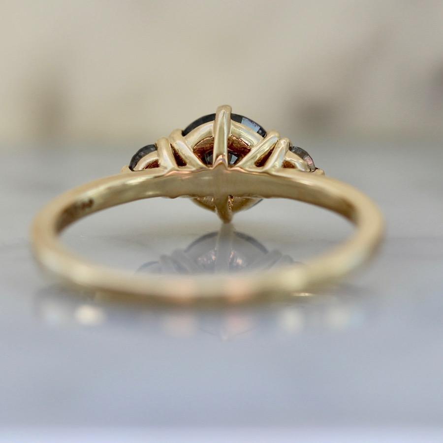 Rachel Boston Ring Current Ring Size 7.25 Antaras Salt & Pepper Diamond Ring