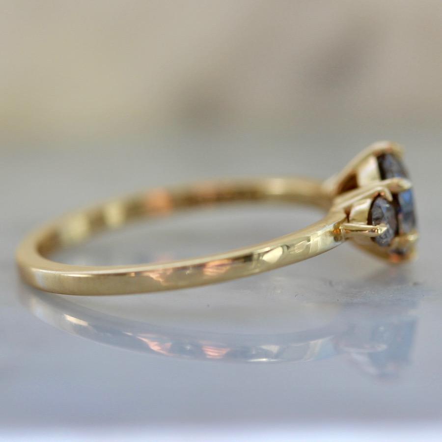 Rachel Boston Ring Current Ring Size 7.25 Antaras Salt & Pepper Diamond Ring