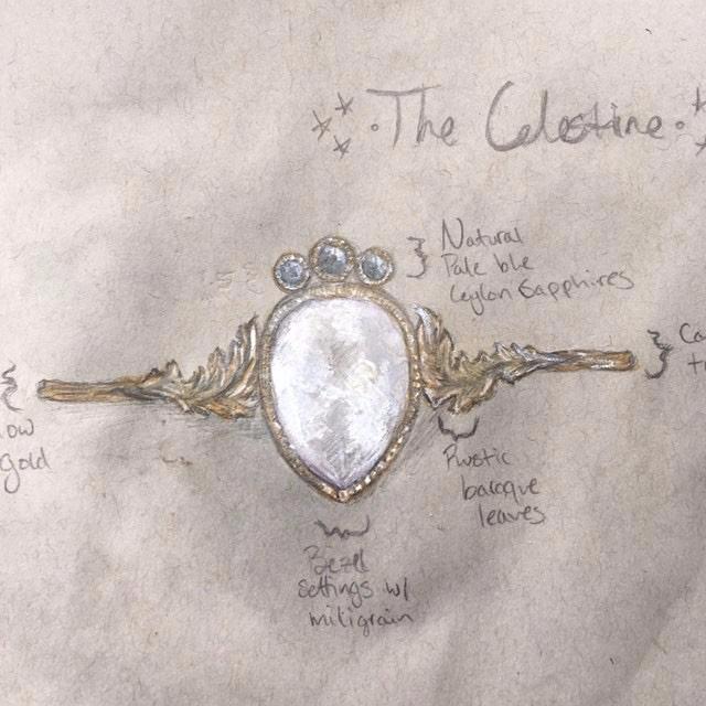 The Northway Studio Ring Reserve The Celestine Ring By The North Way Studio