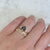 Vale Jewelry Ring Athena Black Pear Cut Diamond Ring