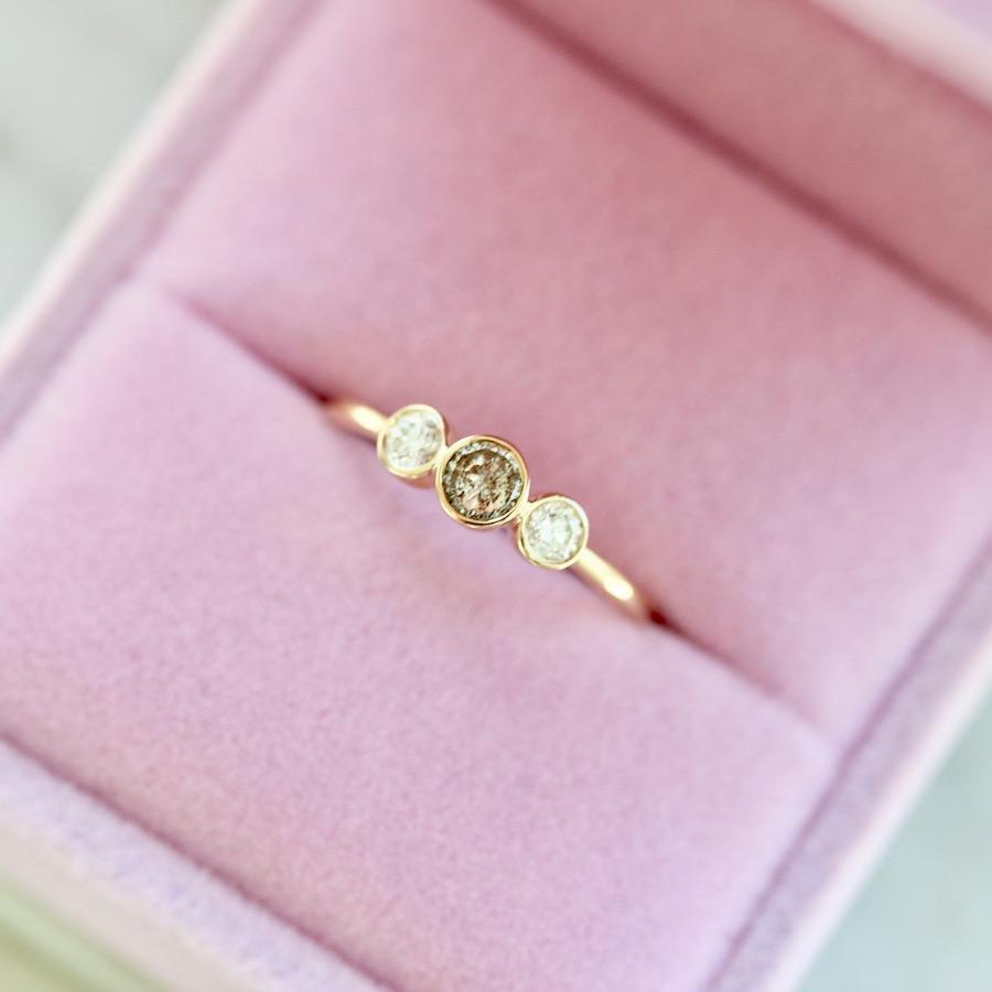 Vale Jewelry Ring Othello Salt & Pepper Diamond Ring