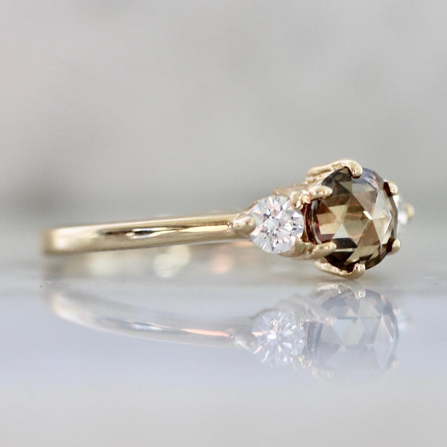 Vale Jewelry Ring Tidals Champagne Rose Cut Diamond Ring