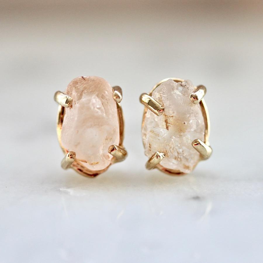 
            Yuliya Chorna Ring Natural Pink Sapphire Earrings